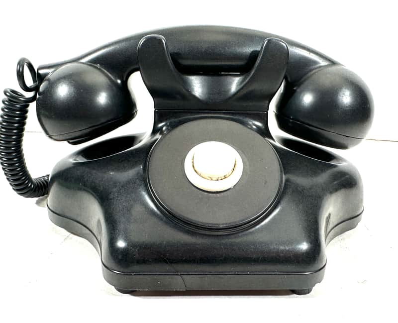 Vintage telephone made into a lofi recording microphone distortion mic with built in “stutter” effect The Bellhop 2025 - Black and white image 1