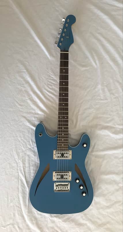 Electric Guitar - Blue Semi Hollow image 1