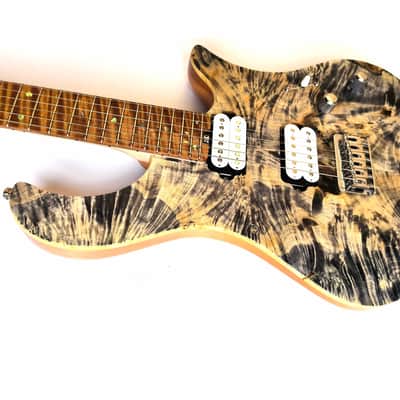 (made in Ukraine) Lobanov Guitars LW Feather '2025 Burled Grey w/GigBag image 10