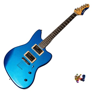 BootLegger Guitar Hounder Gen 4 2024 - Metallic Colbalt Blue image 3
