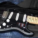 MINT! Fender American Performer Stratocaster Sandblasted Ash Black Authorized Dealer Deluxe Gig Bag