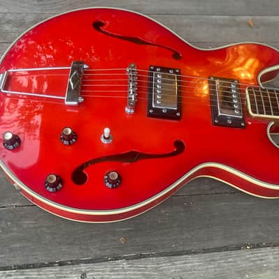 c. 1970 Galson ES-330 copy  - Cherry Red, Matsumoku Japan image 4