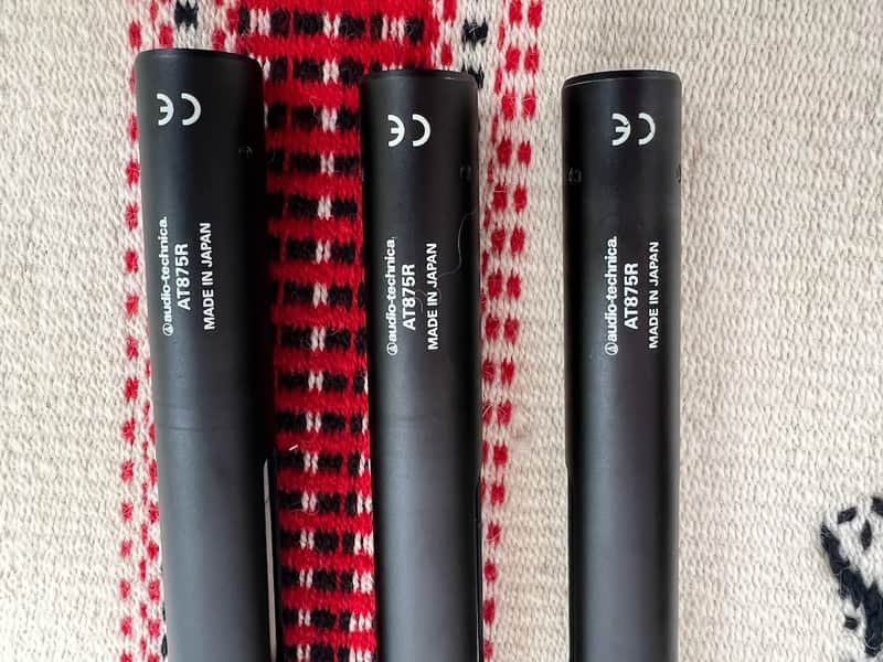 Lot of 3 Audio Technica AT875R Short Shotgun microphones EXC image 1