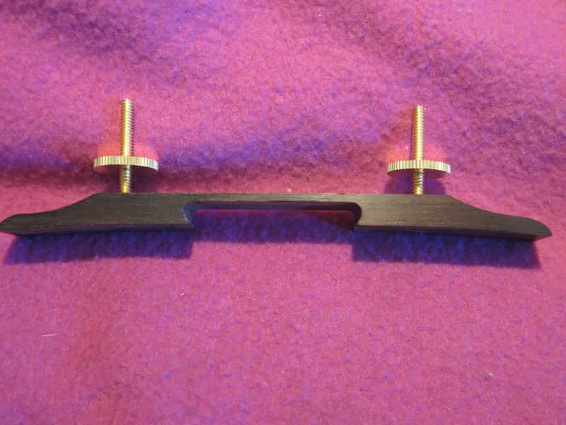 NOS Gibson rosewood bridge assembly base + wheels for L5 Super 400 byrdland 137 L4 archtop ces abr1 image 1