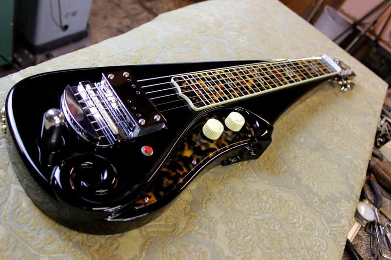 Scott Walker Araya 2013 custom lap steel guitar black image 1