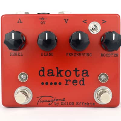 Orion Effekte Twangtone Dakota Red II * overdrive and booster * Tweedsound image 1