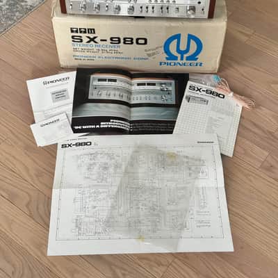 STORE DISPLAY Vintage Pioneer SX-980 Stereo Receiver ~MINT~ ORIG BOX + FREE SHIPPING ~LOOK~ image 9