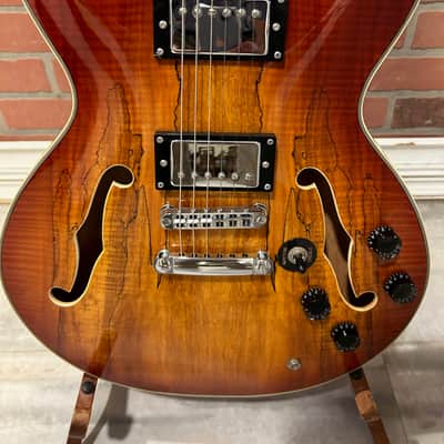 c. 2020 Firefly JSN FF338 Semi-Hollow Body Guitar - Sunburst image 2