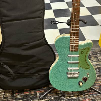 Danelectro 56-U3 1999-2003 Reissue - Aqua Sparkle image 3