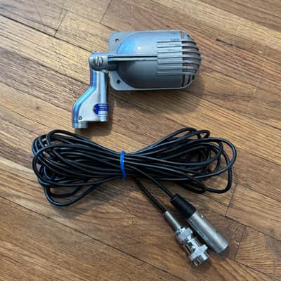 Vintage Shure 708A Dynamic Microphone + Cable Stratoliner "Zeppelin Mic” Working, Sounds Great! image 10