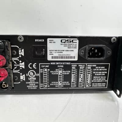 QSC RMX1450 2-Channel Power Amplifier image 10