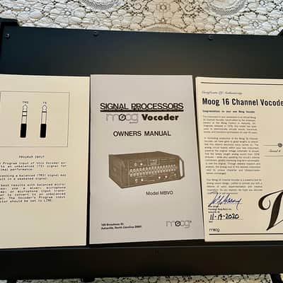Moog 16 Channel Vocoder Bode Reissue 2020 - Black image 7