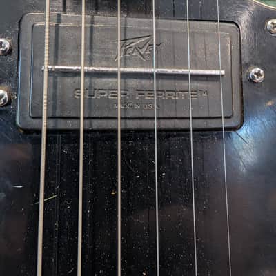 Vintage 80's USA made Peavey Patriot w/ Super Ferrite Pickups & Original Case – Metallic Green - MIA image 4