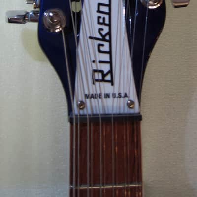 Rickenbacker 620/12 Midnight Blue Deluxe, 12 String, 21 fret, 2 pickups, wired for stereo 620/12 MID image 21