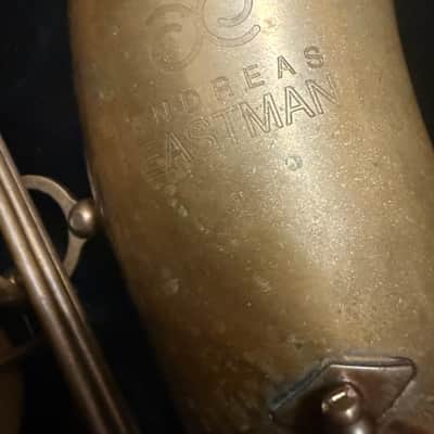 Eastman ETS652 52nd Street Bb Tenor Saxophone 2018 - Present - Aged Unlacquered Brass image 4