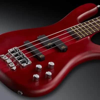 Warwick Pro Series Streamer Stage I 4 String Burgundy Red Transparent Satin GPS1264 01AA CHY FR image 1