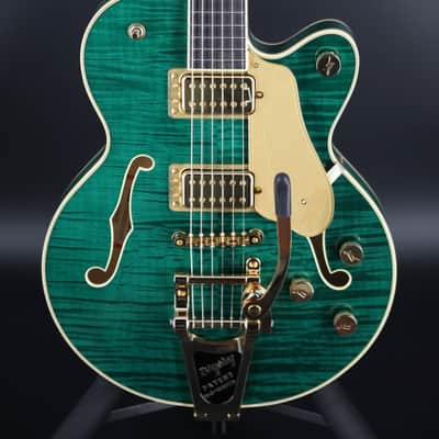 Gretsch Broadkaster Jr. LX Figured Semi-Hollow 2026 - Tropic Aura image 3