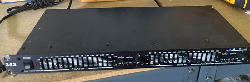 ART 343 15-Band Stereo Graphic EQ Equalizer image 1