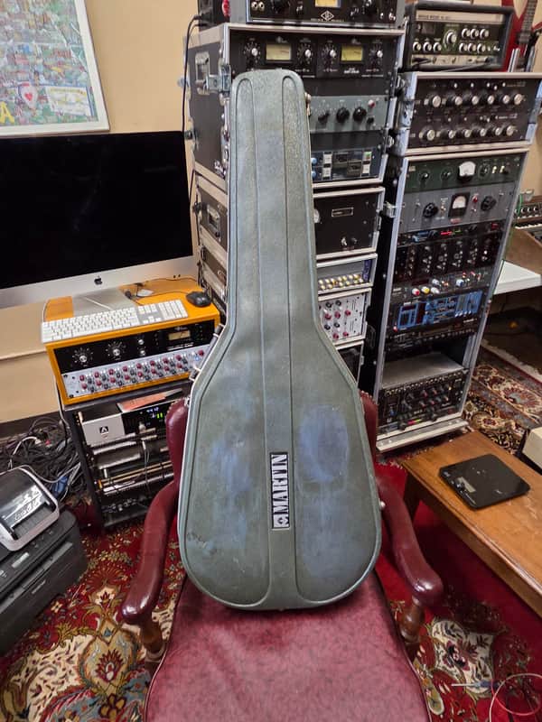 Martin Dreadnought Case "Steal Me" Molded 1970s image 1