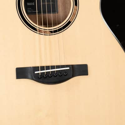*New 2026 Model* Yamaha TAS3C-NT Sitka/Mahogany Natural Concert Guitar w/the NEWEST TransAcoustic System #0095 image 3