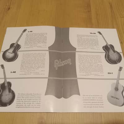 Vintage 1950 Gibson Acoustic Guitar Catalog! Rare, Original Case Candy, Paperwork! image 4