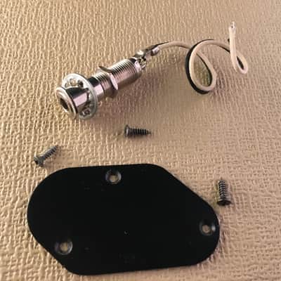 Ibanez Roadstar II 1985 RS440 Output jack with Control plate cover and screws image 1