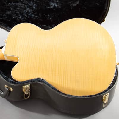 2014 Gretsch G6120AM Chet Atkins Hollow Body Amber Flame Filter’Tron Bigsby OHSC image 8