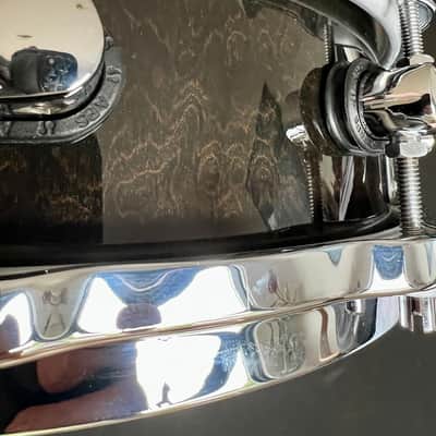 Sonor Designer Series Maple Light piccolo snare drum (DS-1404ML) 1998 - Black stain image 11