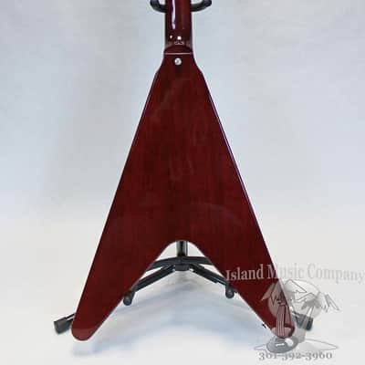 Gibson Flying V 4 String Bass Guitar Cherry Finish with Hardshell Case image 22