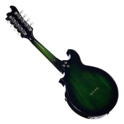 Airline Guitars H35 Batwing Mandolin Greenburst image 8