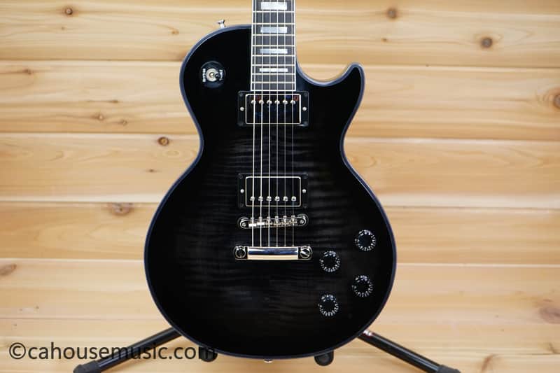 Gibson Custom Shop Les Paul Axcess Custom Figured - Charcoal Widow Burst - 1 of 2