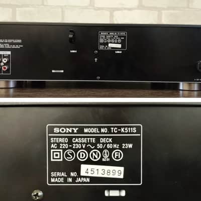 SONY TC-K511S Rare Vintage Cassette Deck Japan Serviced Warranty image 16