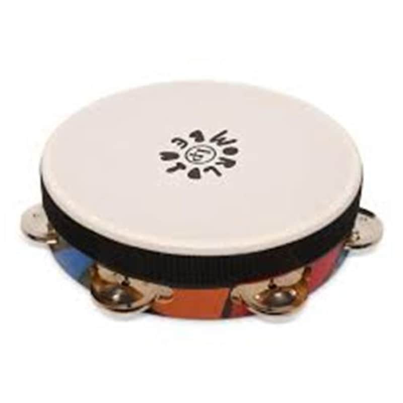 LP 8" World Beat Single Row Tambourine image 1