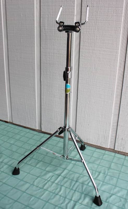 Ludwig 70's Vintage Hercules Double Tom Tom Floor Stand....... Nice ! image 1