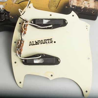 Fender Mustang Solid Body Electric Guitar (1977), ser. #S718693, black tolex hard shell case. image 19