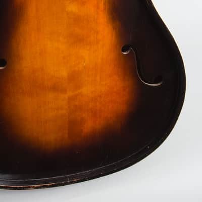 Vivi-Tone  Acousti-Guitar Acoustic Guitar (1936), ser. #587, original black chipboard case. image 13