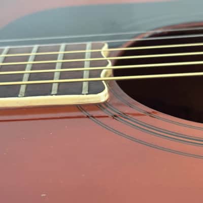 Epiphone FT-570Sb Sheraton 1973 - Cherry Burst Low Action Japan Hard Case. image 11