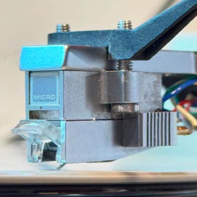Micro Seiki LC-40 Low Output MC Cartridge & Audio Technica D-7 Silver Headshell image 1