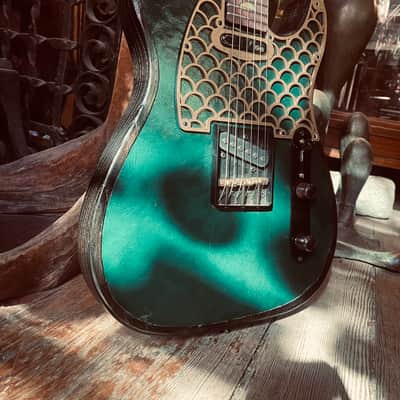 Cindy Guitars Custom Built LeatherFace Model-T 2023 - Shellac image 4