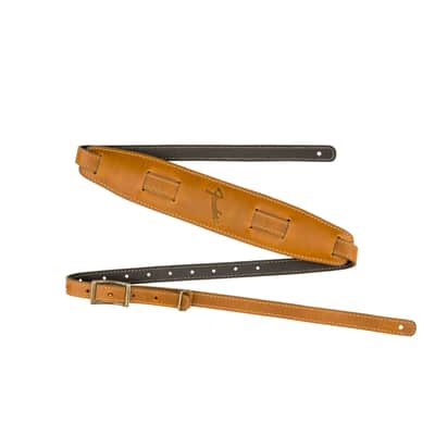 Fender Mustang Saddle Strap Long Butterscotch - Strap for Guitars image 1