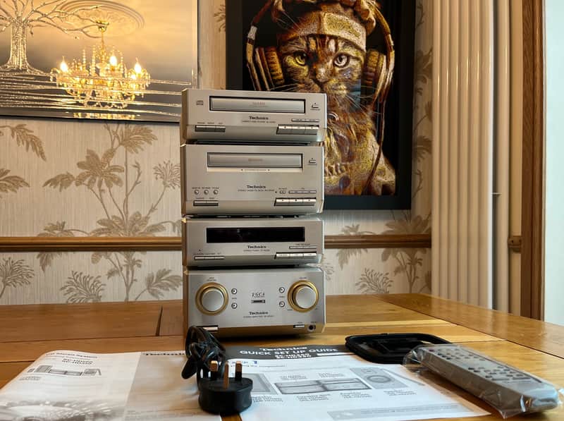 Technics SE-HD350 Stack - Amplifier, CD Player, Cassette Deck, Tuner - SERVICED image 1