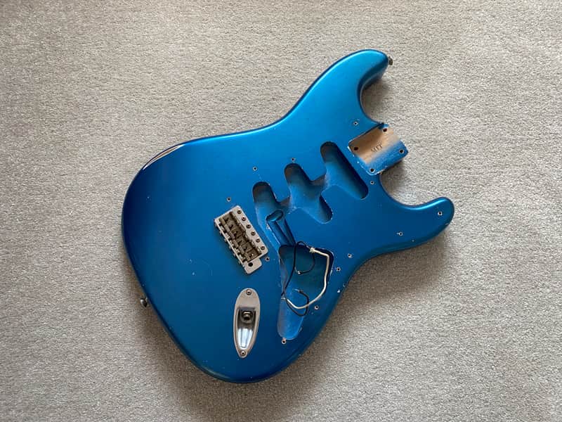 MJT Stratocaster body Lake Placid Blue nitro image 1