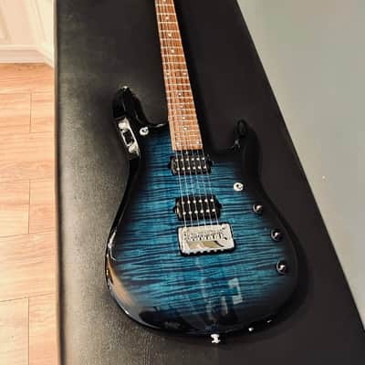 Rare Ernie Ball Music Man JP6 BFR PDN - Blue image 5