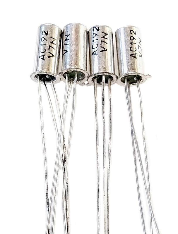 4 pcs. AC192 PNP NOS GERMANIUM TRANSISTORS 15V, 250 mA image 1