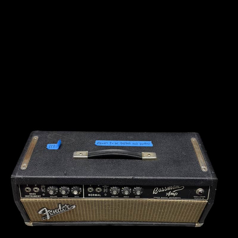 Fender Bassman 2-Channel 50-Watt Head - Black Panel - x11274 image 1