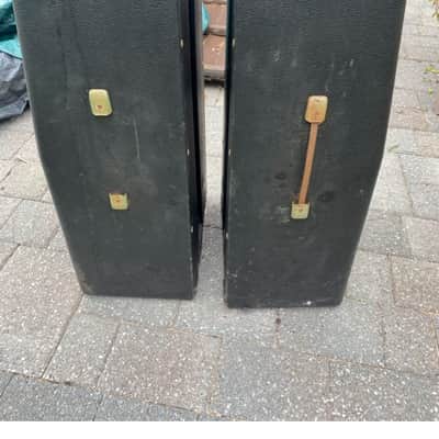 Pair Vintage Park Speaker Columns with 2 x 12 Celestion Green Back  Mid to Late 70's - Turqoise image 3