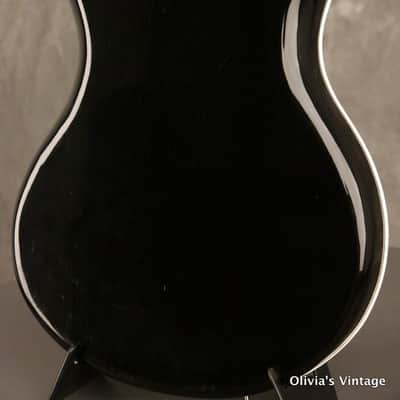 RARE 1960's GOYA/Hagstrom model JB-80 factory ACOUSTIC modular insert BLACK #004 image 23