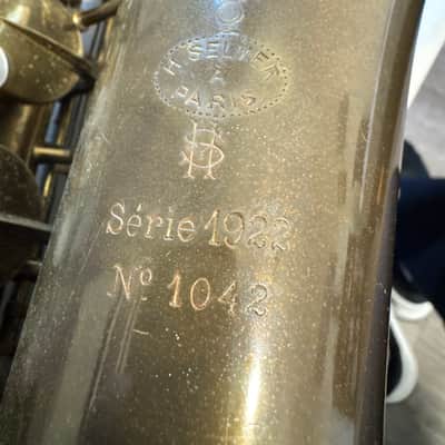 Selmar Serie 1922 serial number 1042 1922 - Brass with natural patina image 1