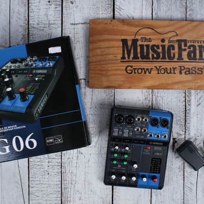 Yamaha MG06 Mixer 6 Channel Mixing Console 6 Input Compact Stereo Mixer MG image 2