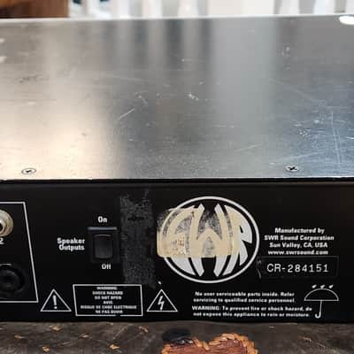 STUDIO SALE! SWR 550X Tubed Professional Bass Head (Rack Mount) 2000s USA image 7